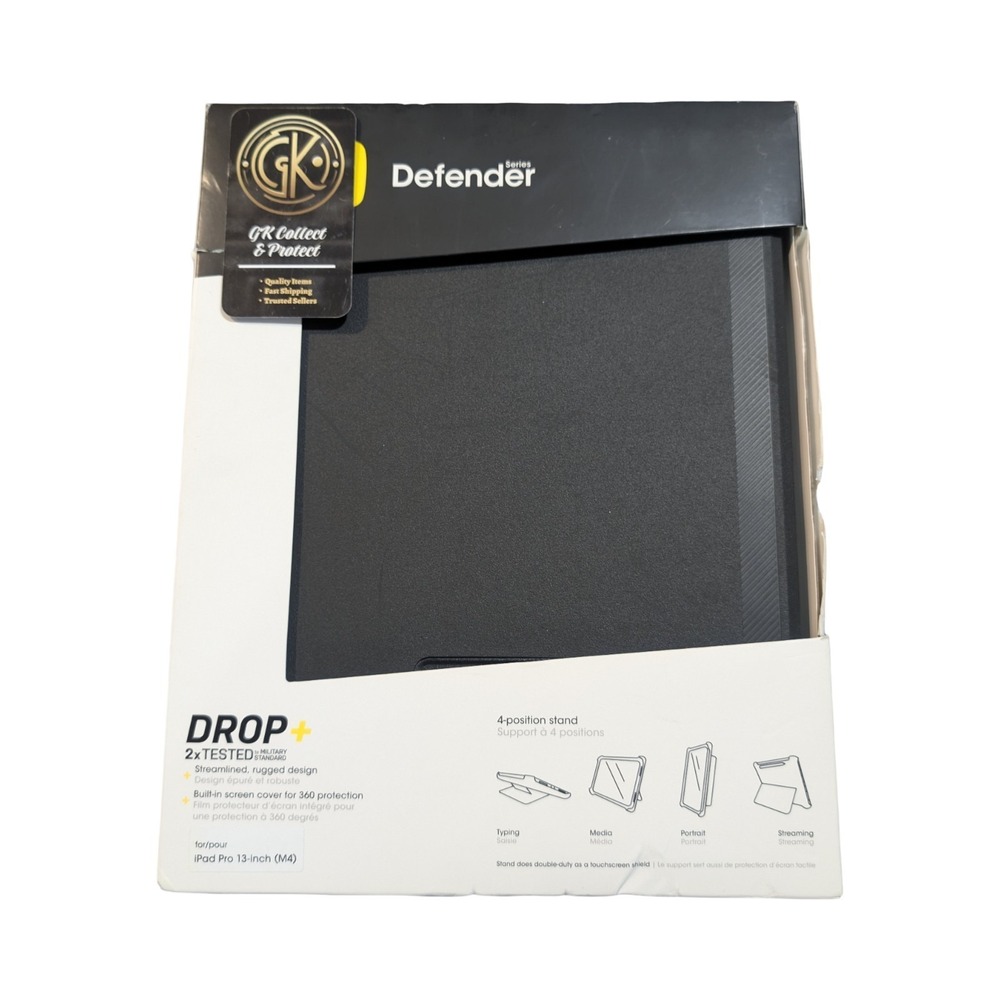 Nn3N Otterbox Case iPad Pro 13-inch (M4) Defender Series 4 Position Case Blk ⬇️⬇